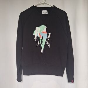 Holt Renfrew Black Graphic Unisex Sweatshirt Size XS